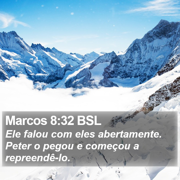 Marcos 8:32 BSL Bible Study