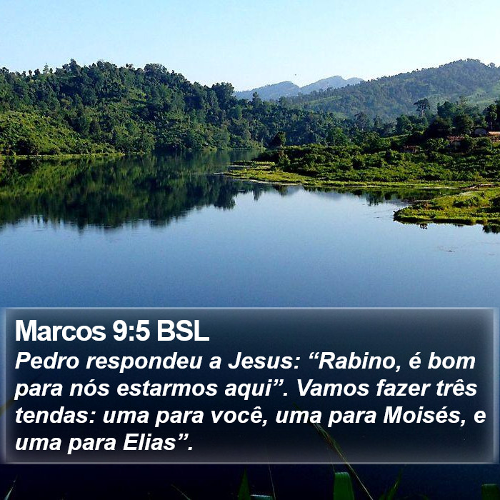 Marcos 9:5 BSL Bible Study