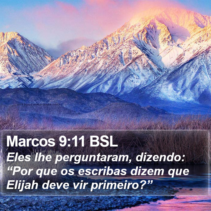 Marcos 9:11 BSL Bible Study