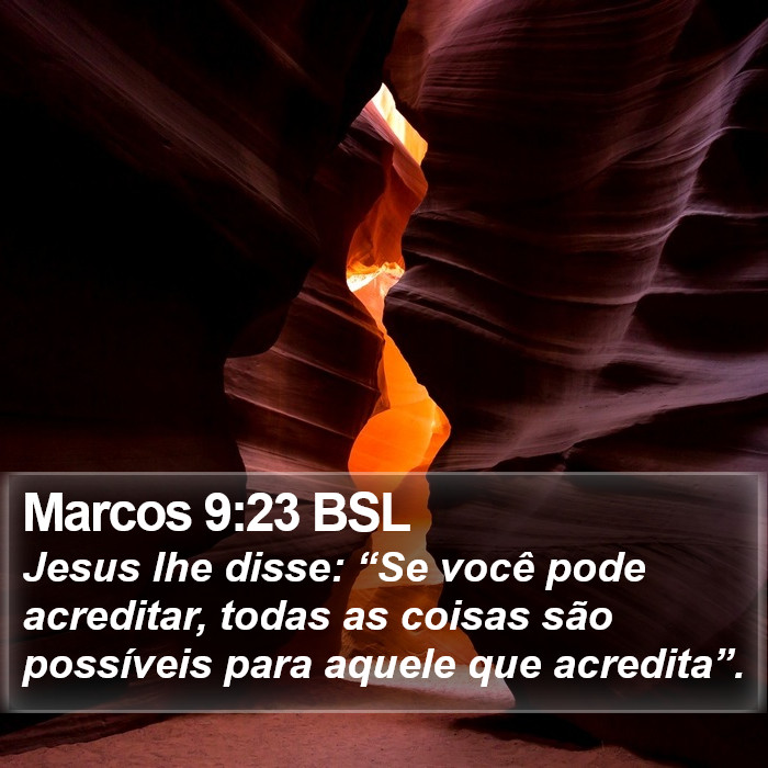 Marcos 9:23 BSL Bible Study