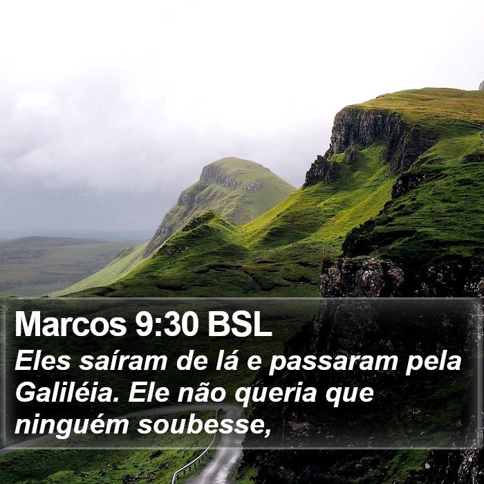 Marcos 9:30 BSL Bible Study