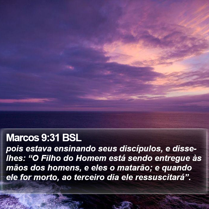 Marcos 9:31 BSL Bible Study