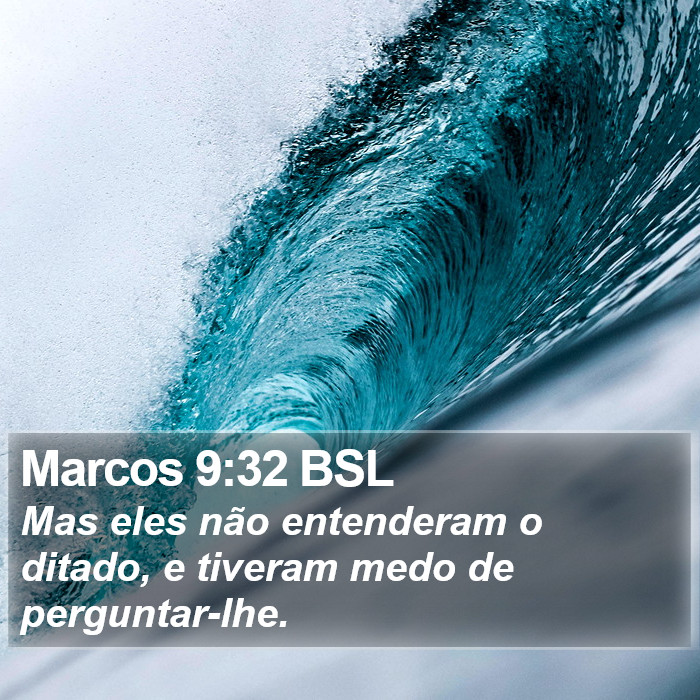 Marcos 9:32 BSL Bible Study