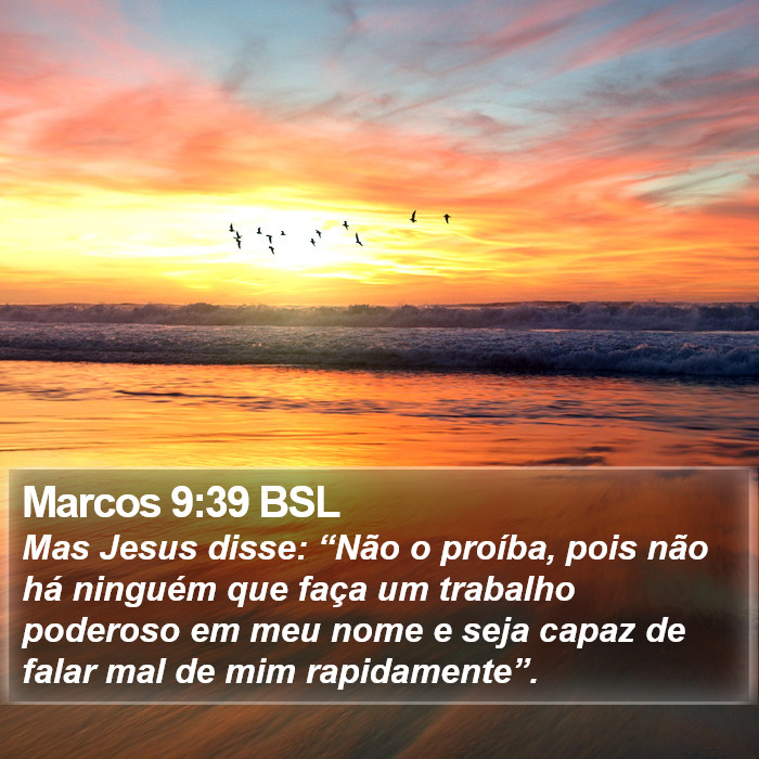 Marcos 9:39 BSL Bible Study