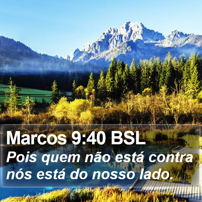 Marcos 9:40 BSL Bible Study