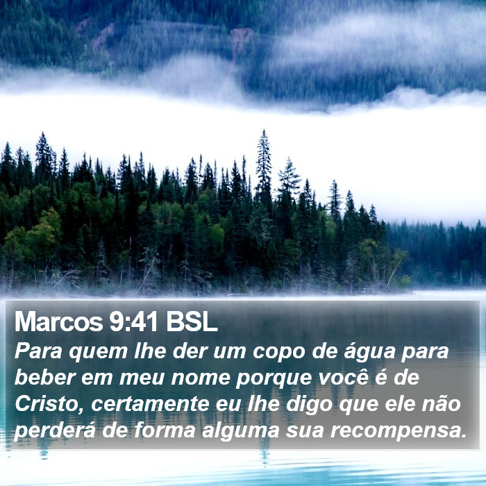 Marcos 9:41 BSL Bible Study