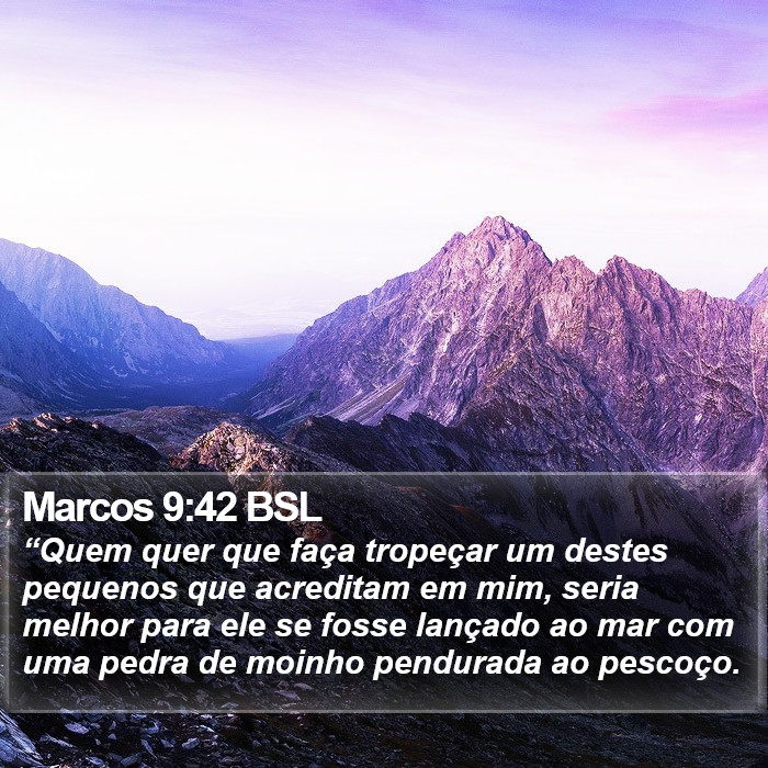 Marcos 9:42 BSL Bible Study