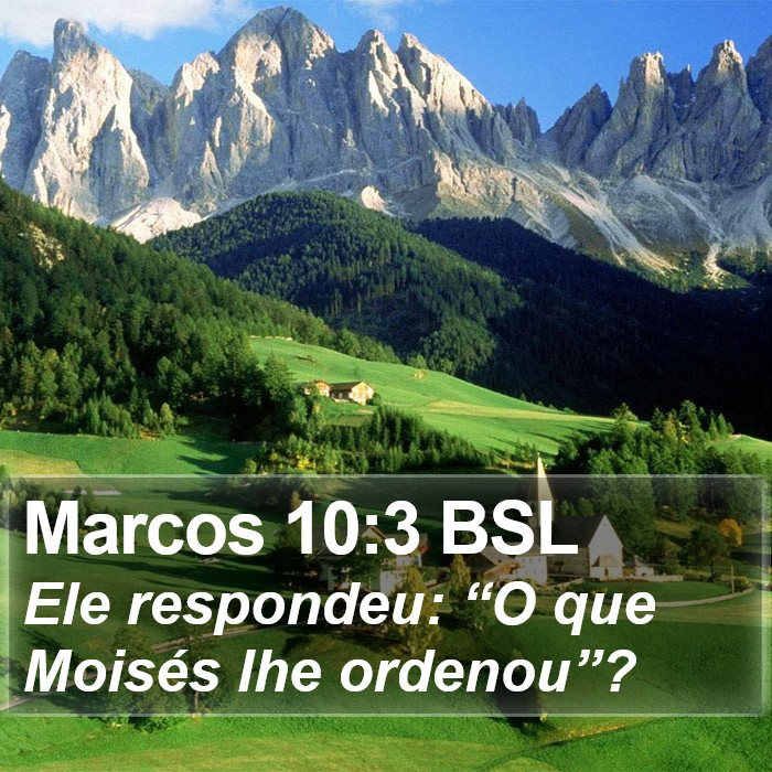 Marcos 10:3 BSL Bible Study