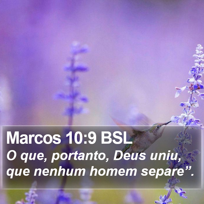 Marcos 10:9 BSL Bible Study