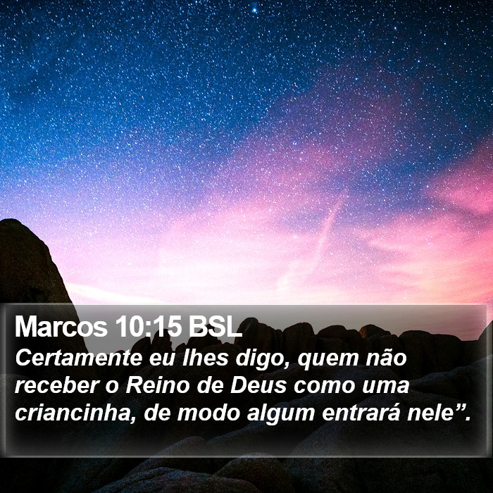 Marcos 10:15 BSL Bible Study