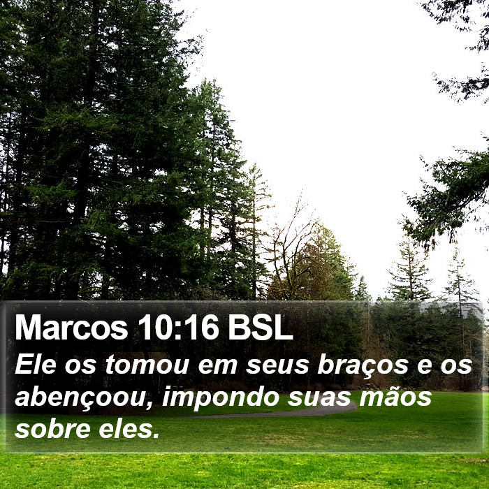Marcos 10:16 BSL Bible Study