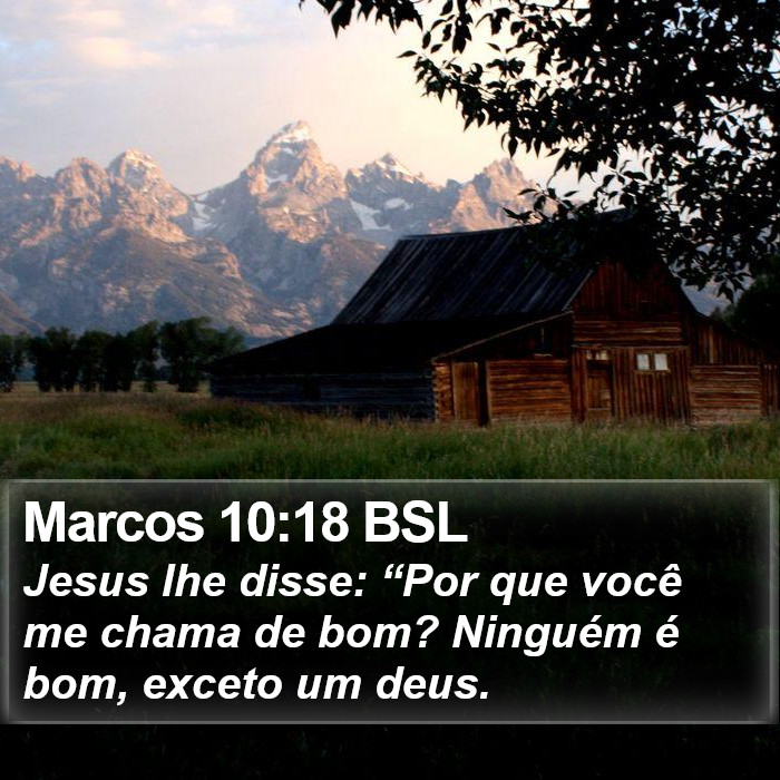 Marcos 10:18 BSL Bible Study
