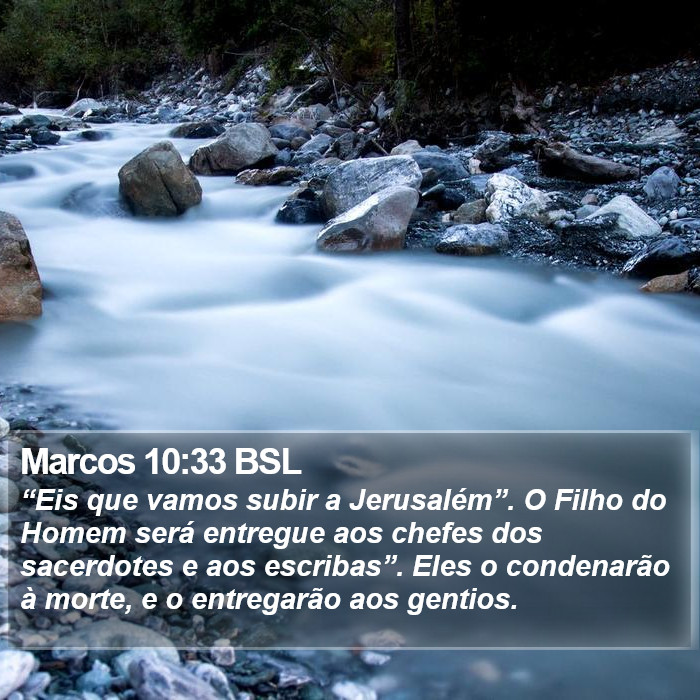 Marcos 10:33 BSL Bible Study