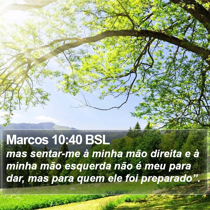 Marcos 10:40 BSL Bible Study