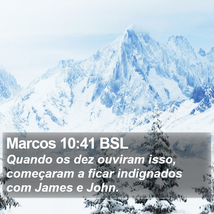 Marcos 10:41 BSL Bible Study