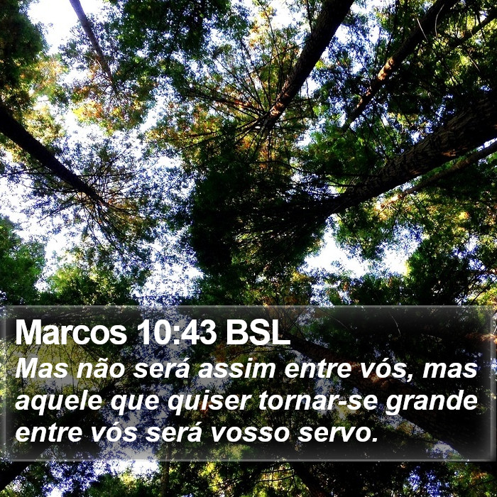 Marcos 10:43 BSL Bible Study
