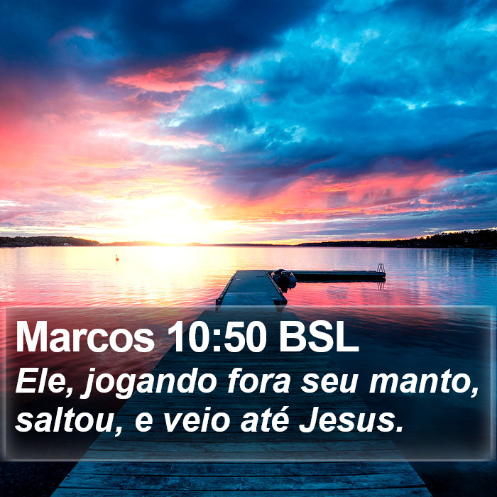Marcos 10:50 BSL Bible Study