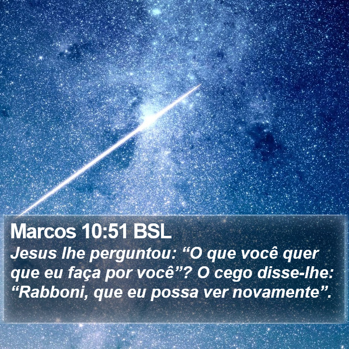 Marcos 10:51 BSL Bible Study