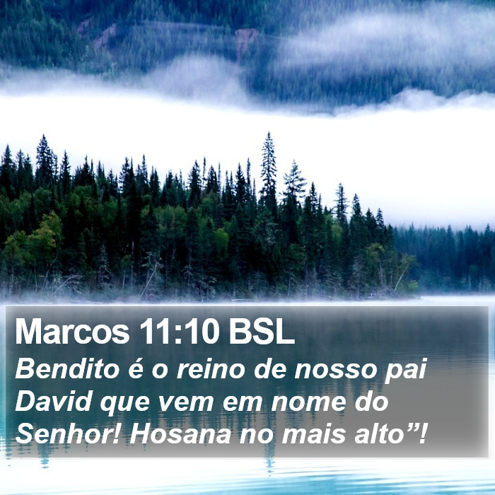 Marcos 11:10 BSL Bible Study
