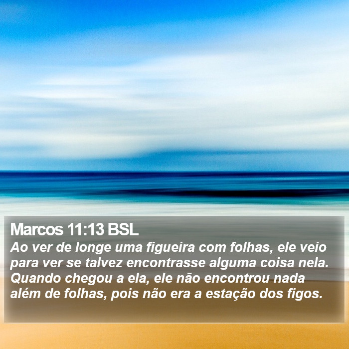 Marcos 11:13 BSL Bible Study