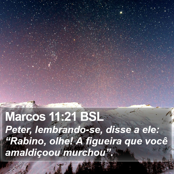 Marcos 11:21 BSL Bible Study