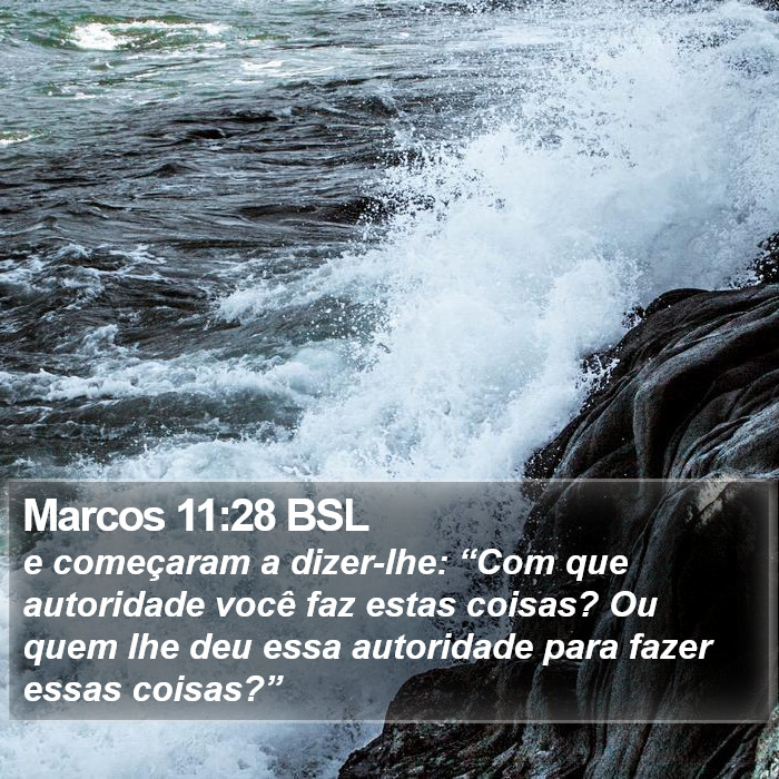 Marcos 11:28 BSL Bible Study