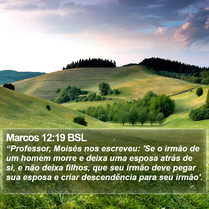 Marcos 12:19 BSL Bible Study