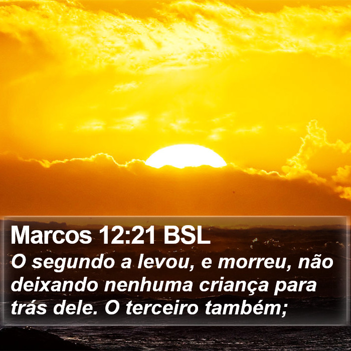 Marcos 12:21 BSL Bible Study