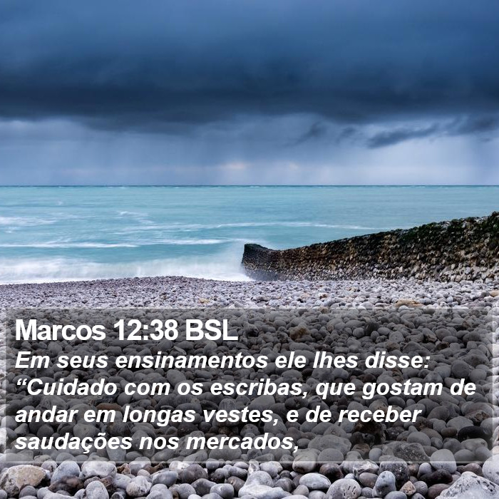 Marcos 12:38 BSL Bible Study