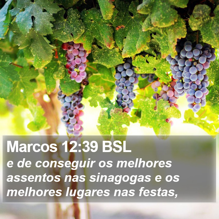 Marcos 12:39 BSL Bible Study