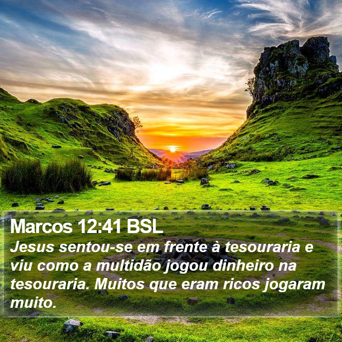 Marcos 12:41 BSL Bible Study