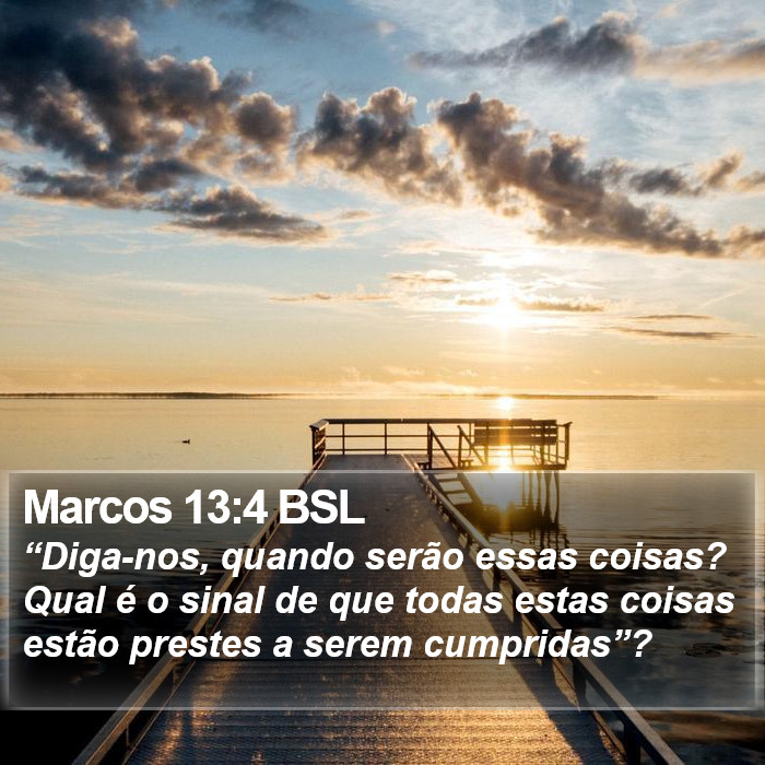 Marcos 13:4 BSL Bible Study