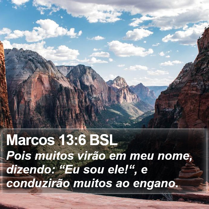 Marcos 13:6 BSL Bible Study