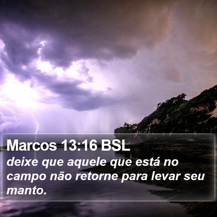 Marcos 13:16 BSL Bible Study