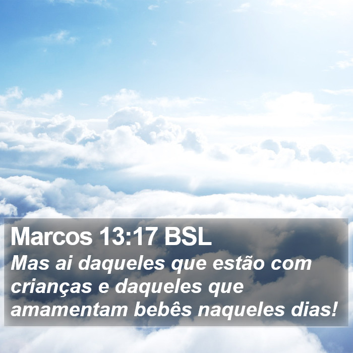 Marcos 13:17 BSL Bible Study