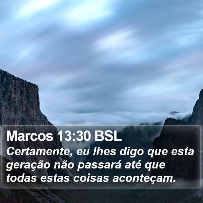 Marcos 13:30 BSL Bible Study