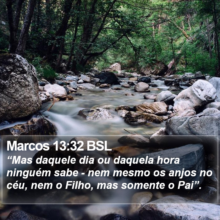 Marcos 13:32 BSL Bible Study