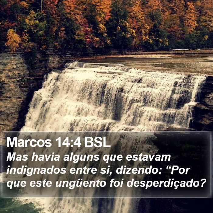 Marcos 14:4 BSL Bible Study
