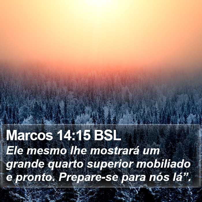Marcos 14:15 BSL Bible Study