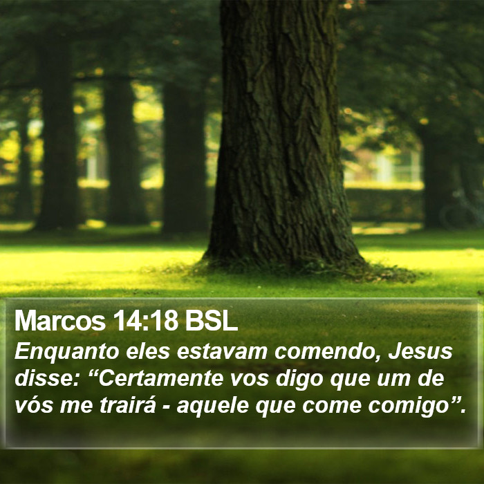 Marcos 14:18 BSL Bible Study