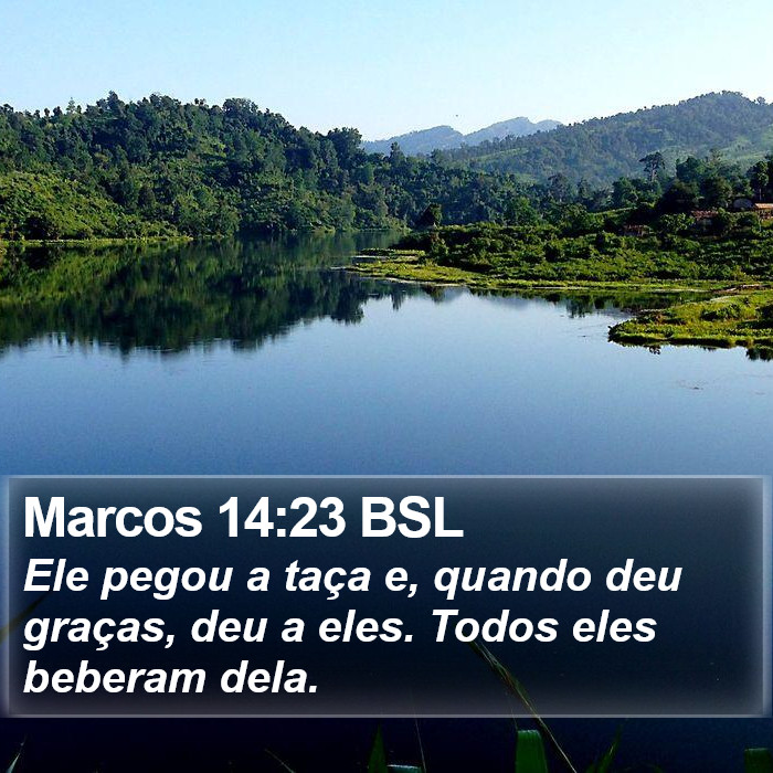 Marcos 14:23 BSL Bible Study