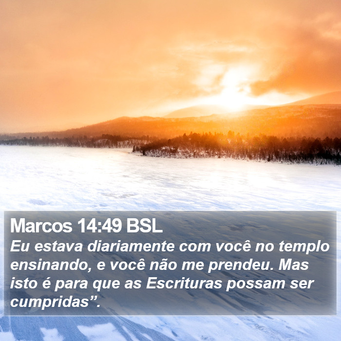 Marcos 14:49 BSL Bible Study