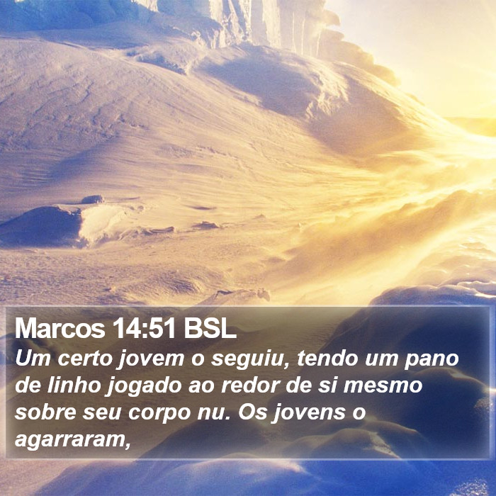 Marcos 14:51 BSL Bible Study
