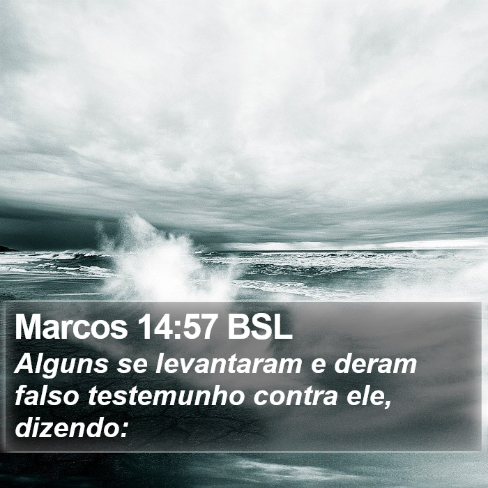 Marcos 14:57 BSL Bible Study