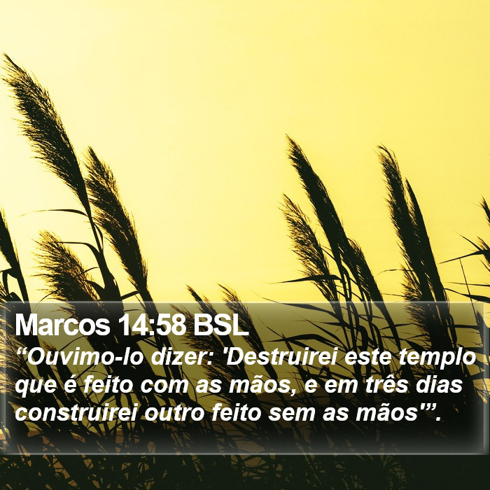 Marcos 14:58 BSL Bible Study