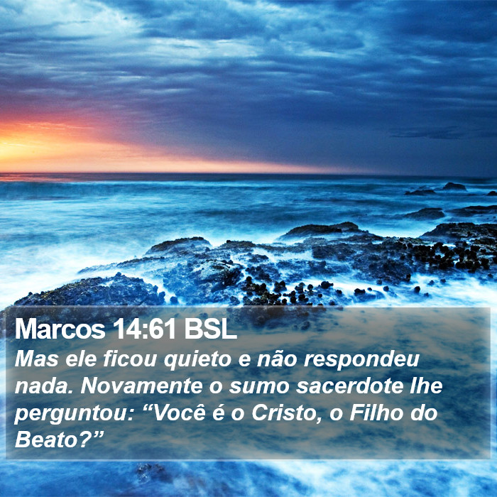 Marcos 14:61 BSL Bible Study