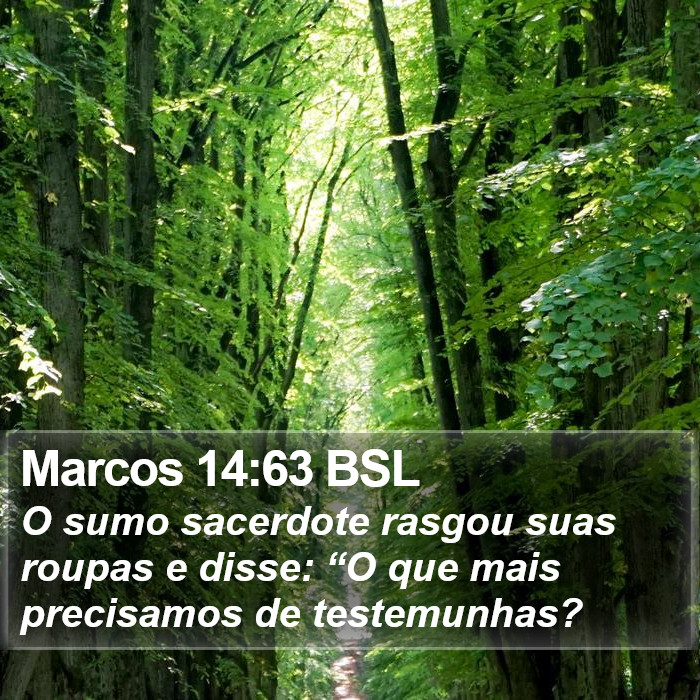 Marcos 14:63 BSL Bible Study