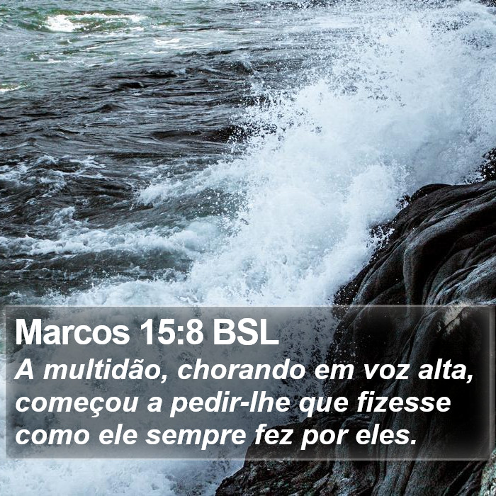 Marcos 15:8 BSL Bible Study