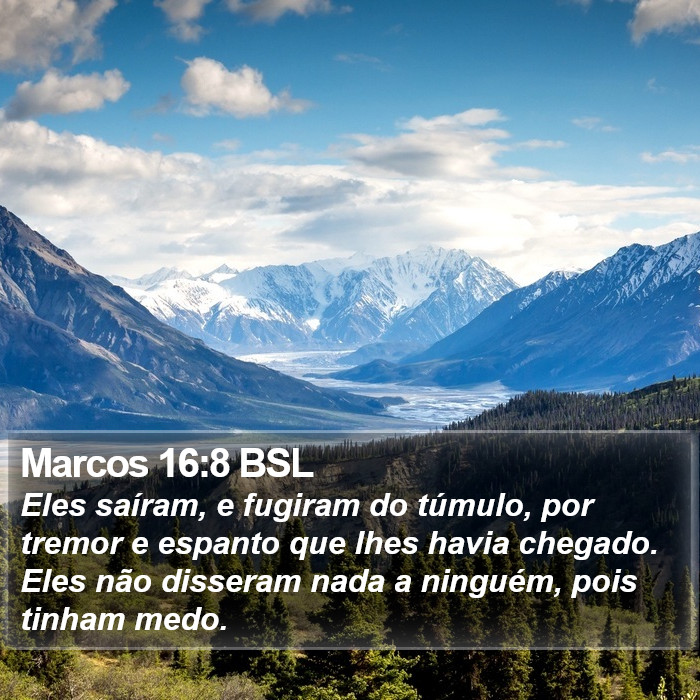 Marcos 16:8 BSL Bible Study