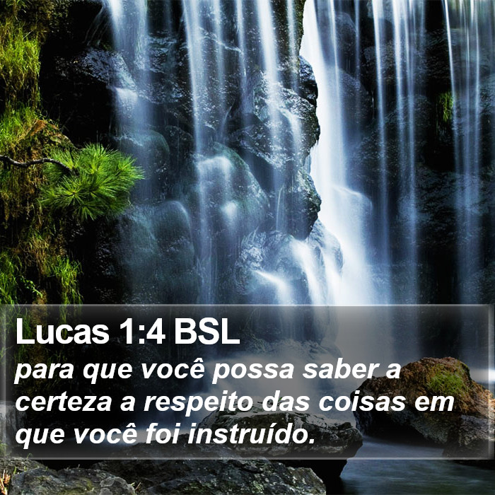 Lucas 1:4 BSL Bible Study